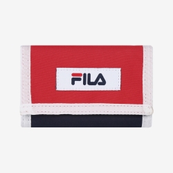 Fila Small Linear Logo Wallet - Tytön Muut Pussit - TummanPunainen | FI-24469